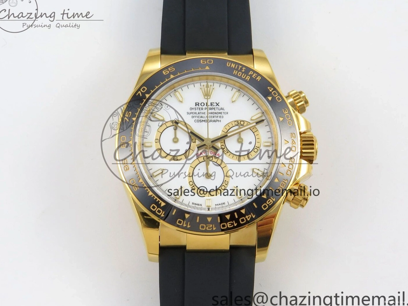 0205 Daytona 126518 VSF 1:1 Best Edition White Dial on Oysterflex Strap VS4131 V2 (Weighted) Breathable 149